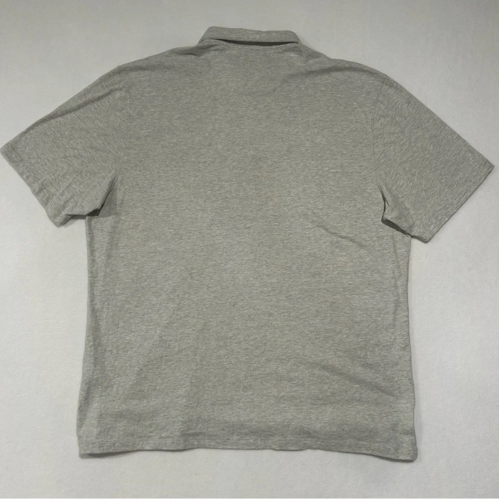Left Coast Tee Shaped‎ Men's XXL Gray Short Sleeve Superfine Golf Polo Shirt